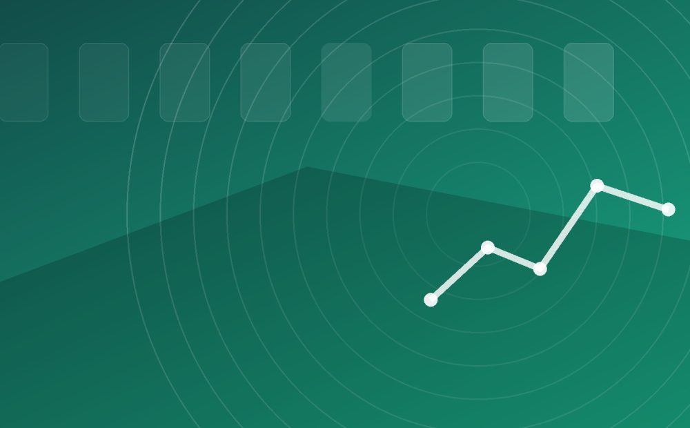 Business dashboard combines stories with market cards